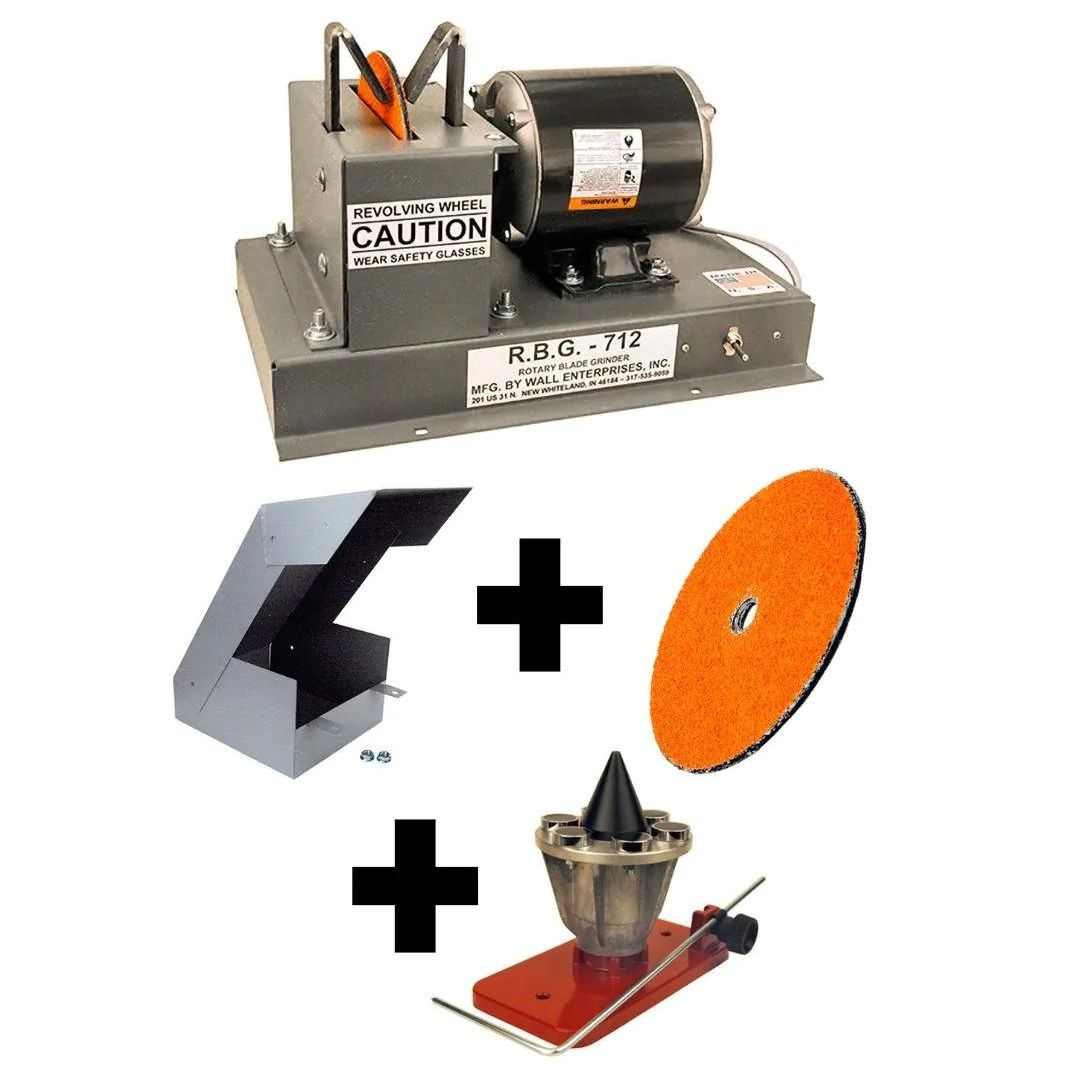 Rotary, Ensemble d'affûtage et d'équilibrage de lames RBG 712