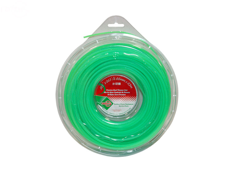 Rotary, Fil à couper .105 207' Lge Donut Quad Green