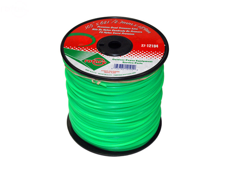 Rotary, Ligne à découper .105 621' Med Spool Quad Green