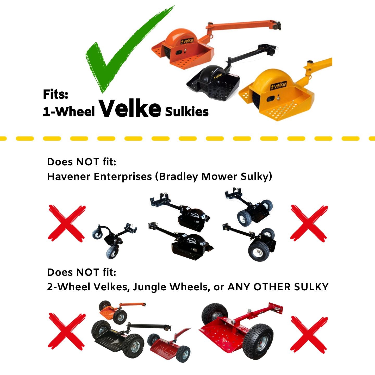 Rotary, Roue Velke VKWHEEL Pour Velke Pro1 Sulky