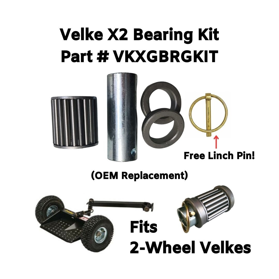 Fissure de la pelouse, Velke X2 Wheel Bearing Kit 95470005 et VKXGBRGKIT avec Linch Pin